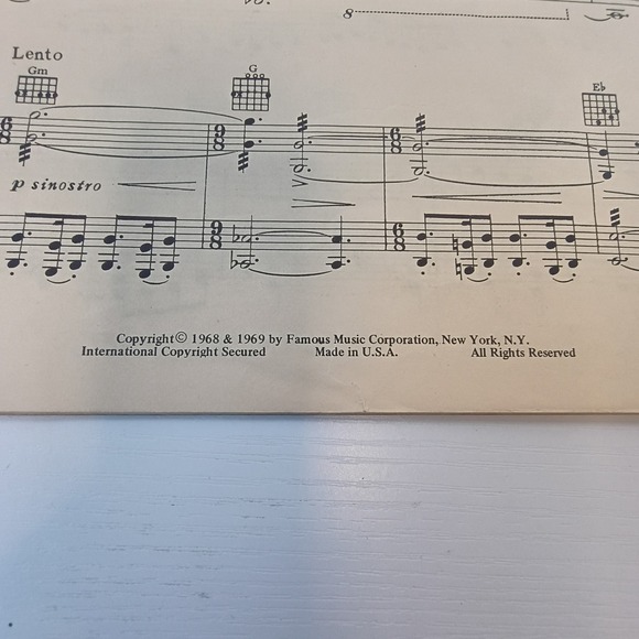 ROMEO & JULIET SOUVENIR MUSIC ALBUM 1969 VINTAGE SHEET MUSIC FRANCO ZEFFIRELLI - Picture 8 of 10